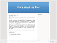 Tablet Screenshot of elmiawood.wordpress.com
