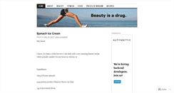 Desktop Screenshot of beautyisadrug.wordpress.com