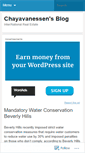 Mobile Screenshot of chayavanessen.wordpress.com