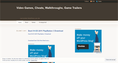 Desktop Screenshot of gamingonlinevideos.wordpress.com