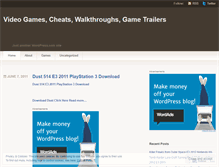 Tablet Screenshot of gamingonlinevideos.wordpress.com