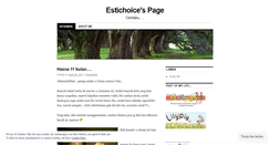 Desktop Screenshot of estichoice.wordpress.com