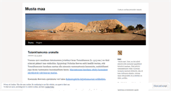 Desktop Screenshot of mustamaa.wordpress.com