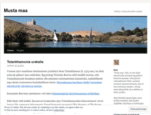 Tablet Screenshot of mustamaa.wordpress.com