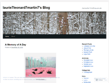 Tablet Screenshot of laurie7leonard7martin7.wordpress.com