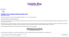 Desktop Screenshot of glubbleblog.wordpress.com