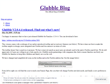 Tablet Screenshot of glubbleblog.wordpress.com