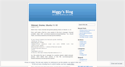 Desktop Screenshot of miggysmith.wordpress.com