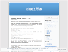 Tablet Screenshot of miggysmith.wordpress.com