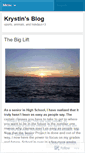 Mobile Screenshot of krys6.wordpress.com