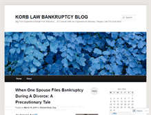 Tablet Screenshot of korblawblog.wordpress.com