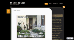 Desktop Screenshot of 11milestocool.wordpress.com