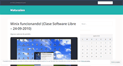 Desktop Screenshot of matusaleo.wordpress.com
