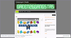 Desktop Screenshot of green26gangstas.wordpress.com
