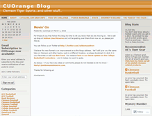 Tablet Screenshot of cuorange.wordpress.com