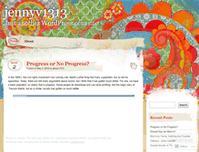 Tablet Screenshot of jennyv1313.wordpress.com