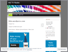 Tablet Screenshot of hbtv.wordpress.com