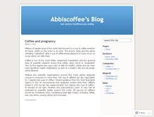 Tablet Screenshot of abbiscoffee.wordpress.com