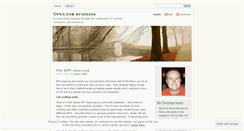 Desktop Screenshot of openenterprise.wordpress.com