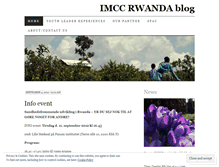 Tablet Screenshot of imccrwanda.wordpress.com