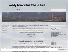 Tablet Screenshot of mymarcellusshaletale.wordpress.com