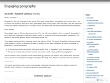 Tablet Screenshot of engaginggeography.wordpress.com