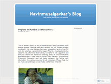 Tablet Screenshot of navinmusalgavkar.wordpress.com