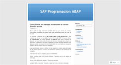 Desktop Screenshot of desarrollosabap.wordpress.com