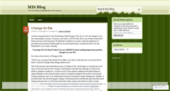 Desktop Screenshot of misblog1.wordpress.com