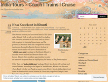 Tablet Screenshot of indiacoachtours.wordpress.com