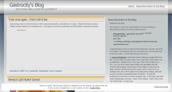 Desktop Screenshot of gastrocity.wordpress.com