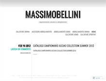 Tablet Screenshot of massimobellini.wordpress.com