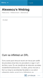 Mobile Screenshot of alexescu.wordpress.com