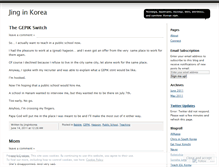 Tablet Screenshot of jinginkorea.wordpress.com