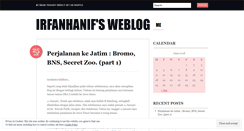 Desktop Screenshot of irfanhanif.wordpress.com