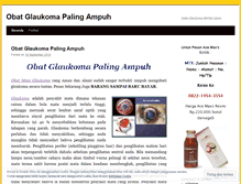 Tablet Screenshot of obatgloukomapalingampuh.wordpress.com