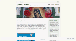 Desktop Screenshot of everydaysacredlife.wordpress.com