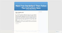 Desktop Screenshot of freestardollarshackfree.wordpress.com