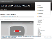 Tablet Screenshot of guerradelaspatatas.wordpress.com