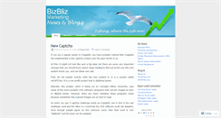 Desktop Screenshot of bizblitzmarketing.wordpress.com