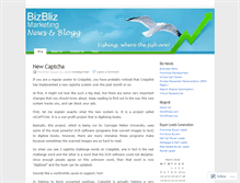 Tablet Screenshot of bizblitzmarketing.wordpress.com