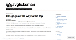 Desktop Screenshot of gavglicksman.wordpress.com