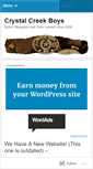 Mobile Screenshot of crystalcreekboys.wordpress.com