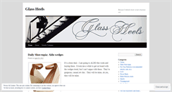 Desktop Screenshot of glassheels.wordpress.com