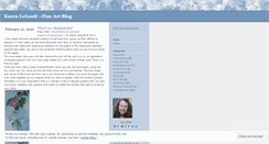 Desktop Screenshot of karenlegault.wordpress.com
