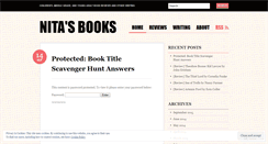 Desktop Screenshot of nitasbooks.wordpress.com