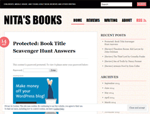 Tablet Screenshot of nitasbooks.wordpress.com