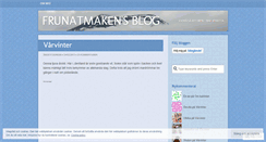 Desktop Screenshot of frunatmaken.wordpress.com
