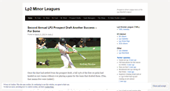 Desktop Screenshot of lp2baseball.wordpress.com