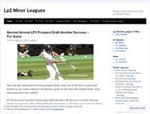 Tablet Screenshot of lp2baseball.wordpress.com